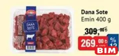 EMİN DANA SOTE 400 G fiyat ve kampanya bilgisi